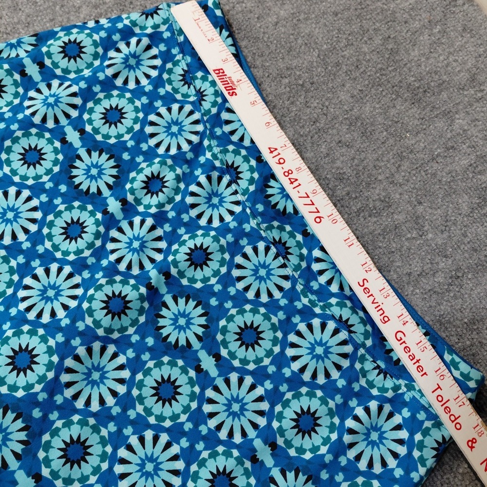 Tranquility Women Skirt Athletic Skort Size XL XLARGE Blue Green Geometric - Picture 4 of 7